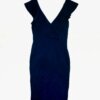 Navy Ruffle Bodycon Dress