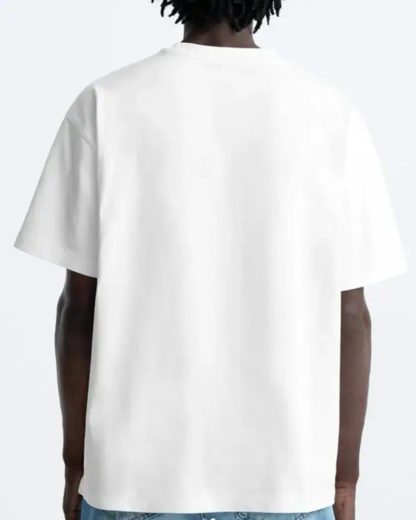 Solid White" Premium Heavyweight Tee