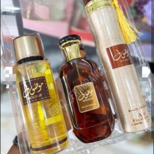 Mousuf Fragrance Set - Oil, Perfume, and Air Freshener